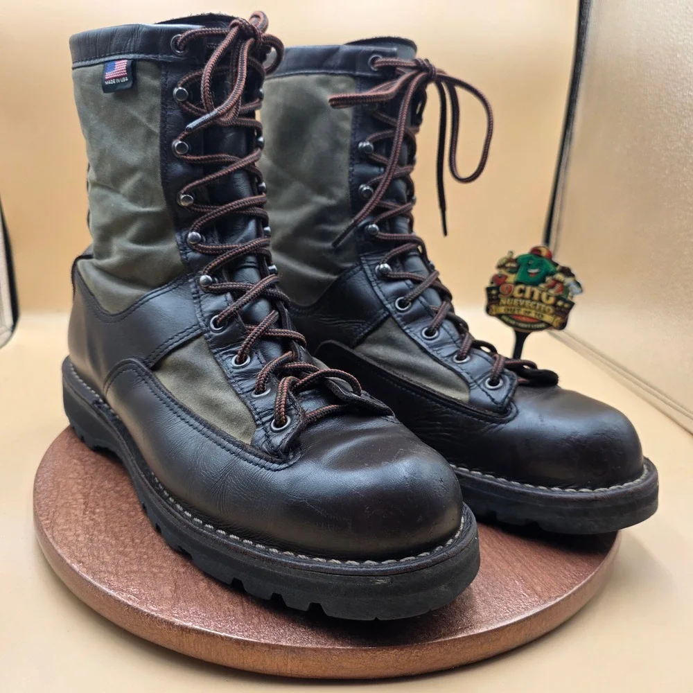 Danner x Filson Grouse Men 10.5 D Leather Gore-Tex Boots Brown Olive 33710 USA